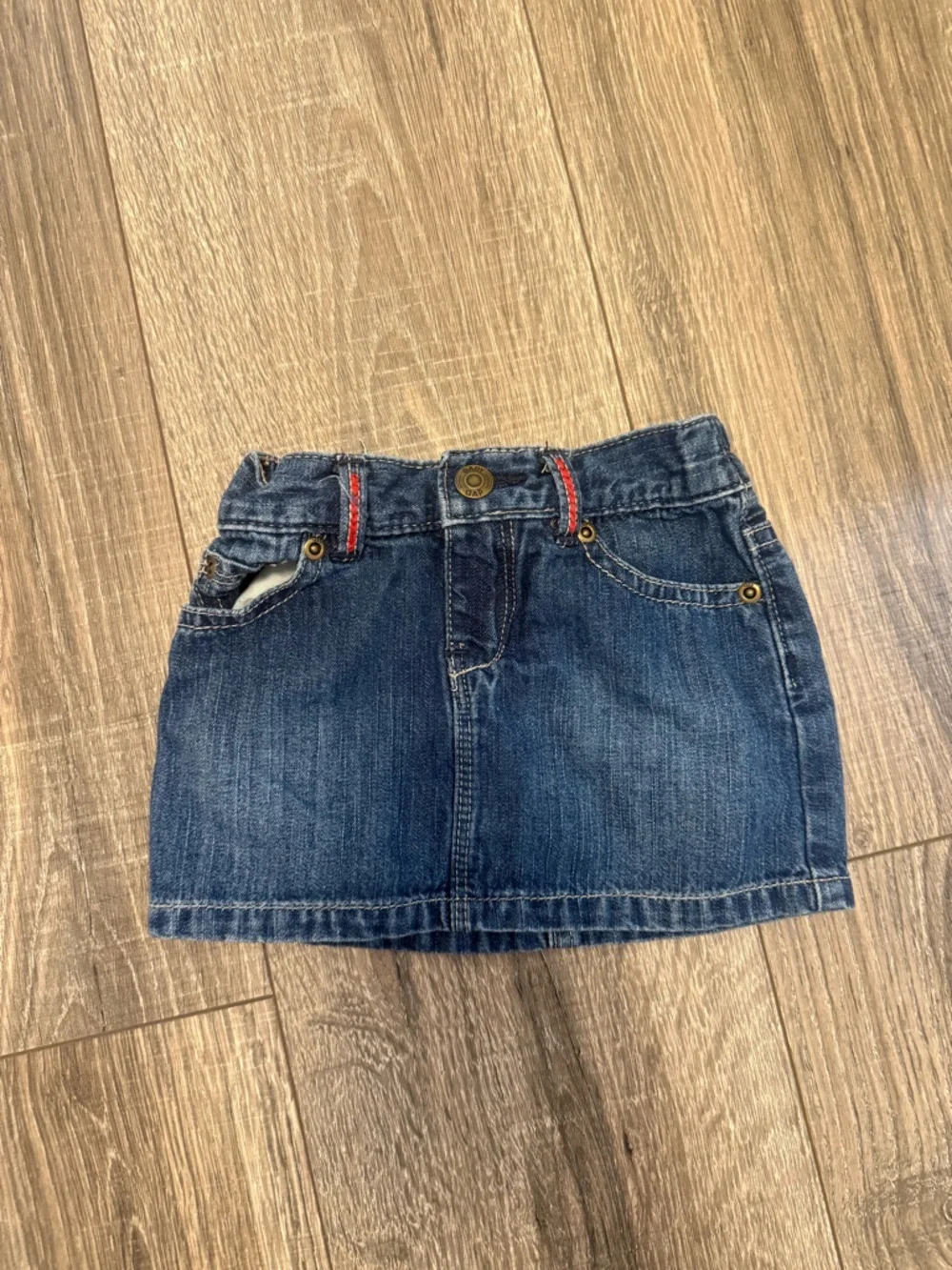 Baby Gap Vintage Girls Denim Jean Skirt Size 12-18 Months